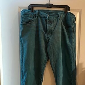 Men’s Blue Acid Washed Levi’s Jeans